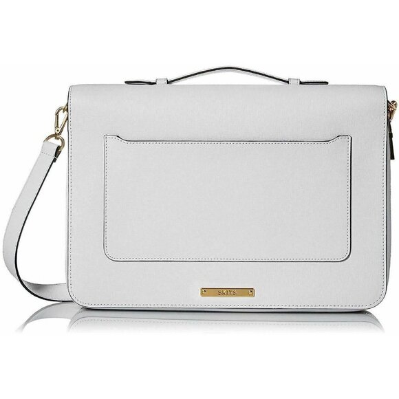 Skits Providence Brilliant Leather Tech Bag White - Picture 1 of 10